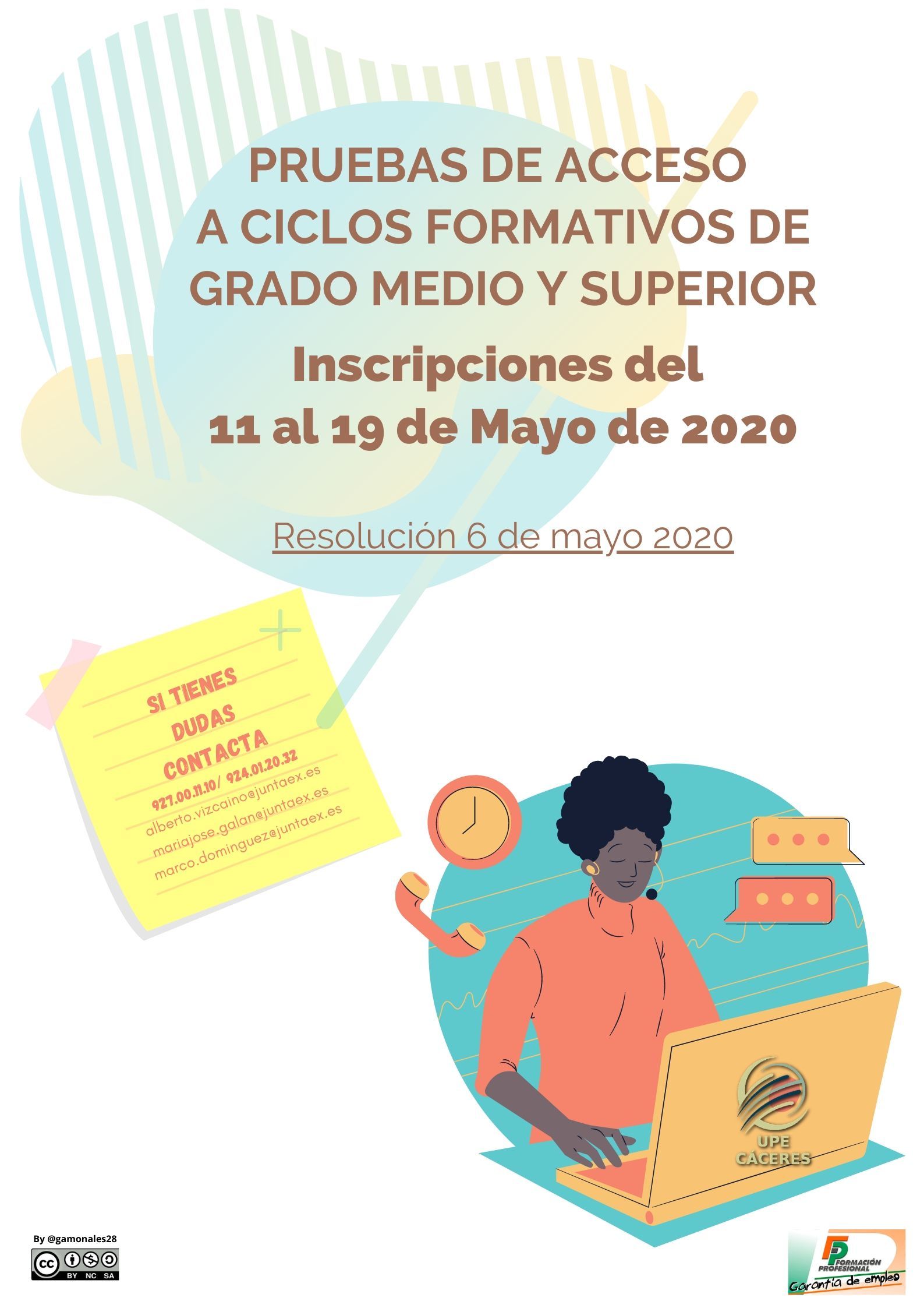 Pruebas de acceso 2020 1 2